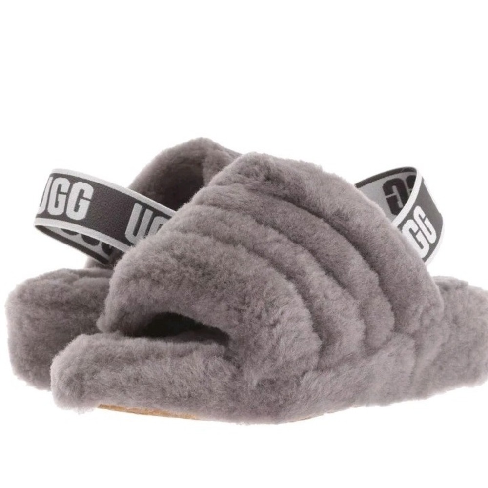 UGG Fluff Yeah Slide Women's US 4 Slipper Extreme Comfort 100% Original Brand